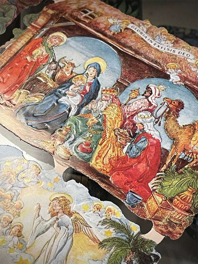 Hoja Cromos Alemanes 'Belenes'