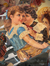 German Trading Card Sheet 'Tyrolean Children'