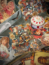 German Trading Card Sheet 'Vintage Children II'
