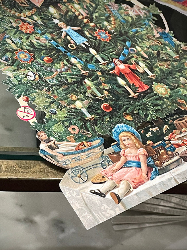 Hoja Cromos Alemanes 'Gran Abeto Navideño'