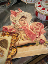 German Chromolithograph Sheet 'Portrait of a Lady'