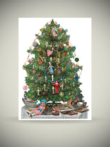 Hoja Cromos Alemanes 'Gran Abeto Navideño'