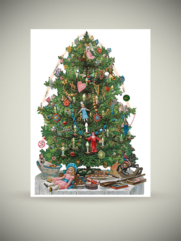 Hoja Cromos Alemanes 'Gran Abeto Navideño'