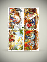 Hoja Cromos Alemanes 'Belenes'