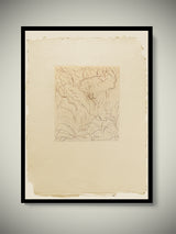 Engraving on Handmade Paper 'Untitled' - Marshal