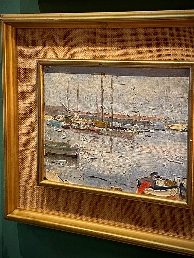 Oil on wood - 18.5x22.5 cm - Ramon Cortés Casanovas