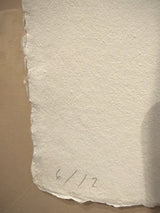 Grabado Con Papel Hecho a Mano 'S/T' - Jaume Plensa