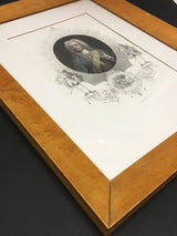 Grabado Antiguo 'King George II' - 35 x25.5 cm
