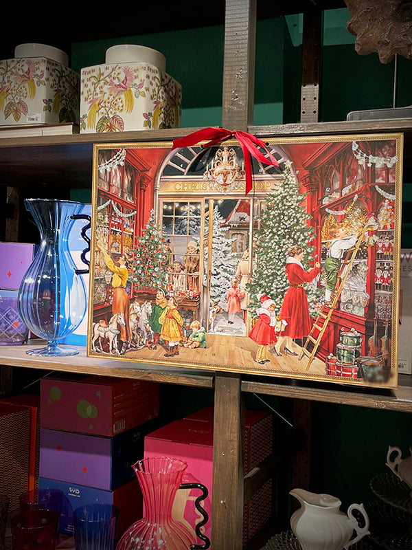 Advent Calendar 'Christmas Shop' - 52x38 cm