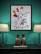 Decorative Poster Advertisement 'Schiaparelli Shocking Perfume' - 81x66 cm
