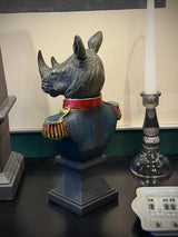 Busto Decorativo 'Napoleonic Rhino'