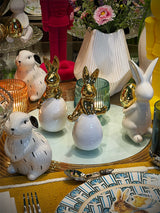 'Goldie Rabbit' Decorative Figure - Jumping