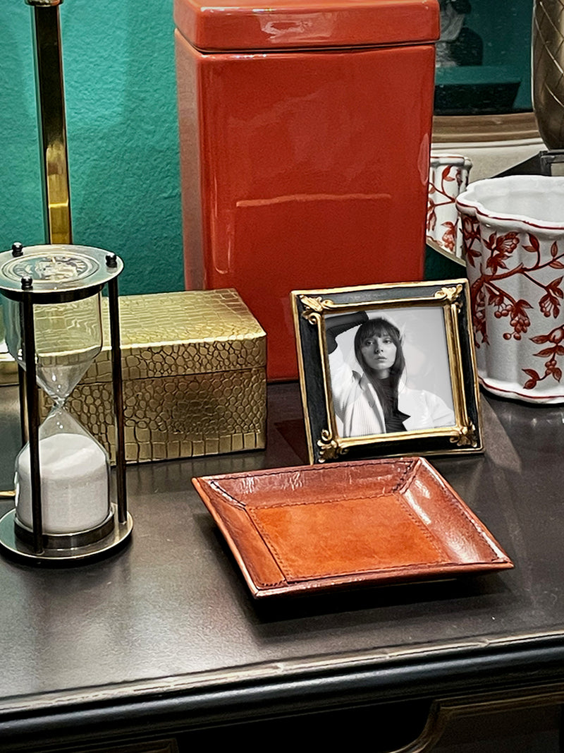 Plato Para Velas Cuadrado De Aluminio | 8x8 Cm, Interior Plateado Pulido | Posavasos, Protege De Cera Y Quemaduras
