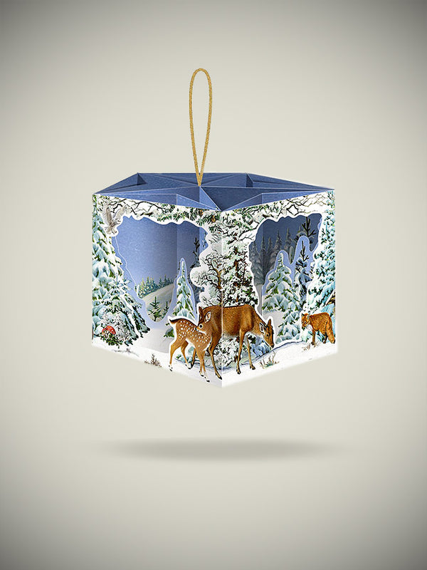 Decoración Navidad 'Libro Montaña Nevada'