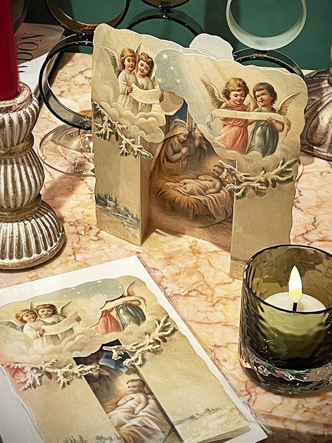 Tarjeta de Navidad 'Natividad Clásica'