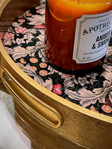 Bandeja Decorativa Grande 'Galateo' - Leaves - Ø39,5 cm