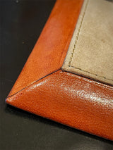 Square Leather Trinket Tray 'Valet'