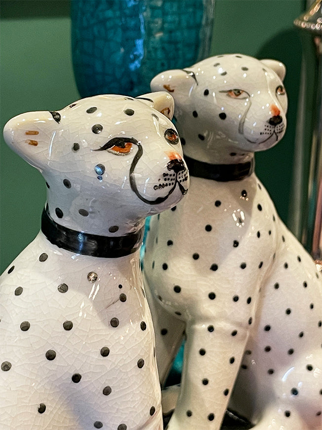 Pair of Decorative Leopards 'Linx & Minx'
