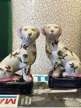 Pair of Decorative Dogs 'Rose & Daisy'