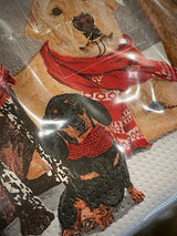 Pack de 20 Servilletas de Papel 'Scarf Dogs' - 25x25 cm
