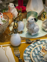 'Goldie Rabbit' Decorative Figure - Jumping