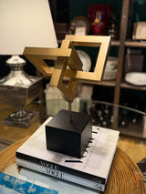 Escultura Decorativa Metálica 'Connect'