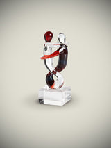 Decorative Glass Sculpture 'Samba II'