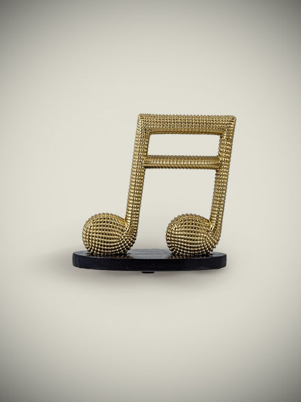 Figura Decorativa 'Semicorcheas' Doradas