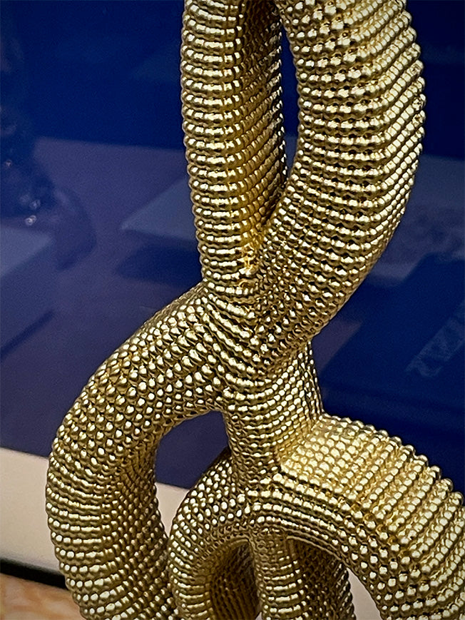 Figura Decorativa 'Clave de Sol' Dorada