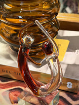 Decorative Glass Sculpture 'Samba I'