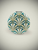 Espejo de Bolsillo Doble 'Art Deco' - Azul