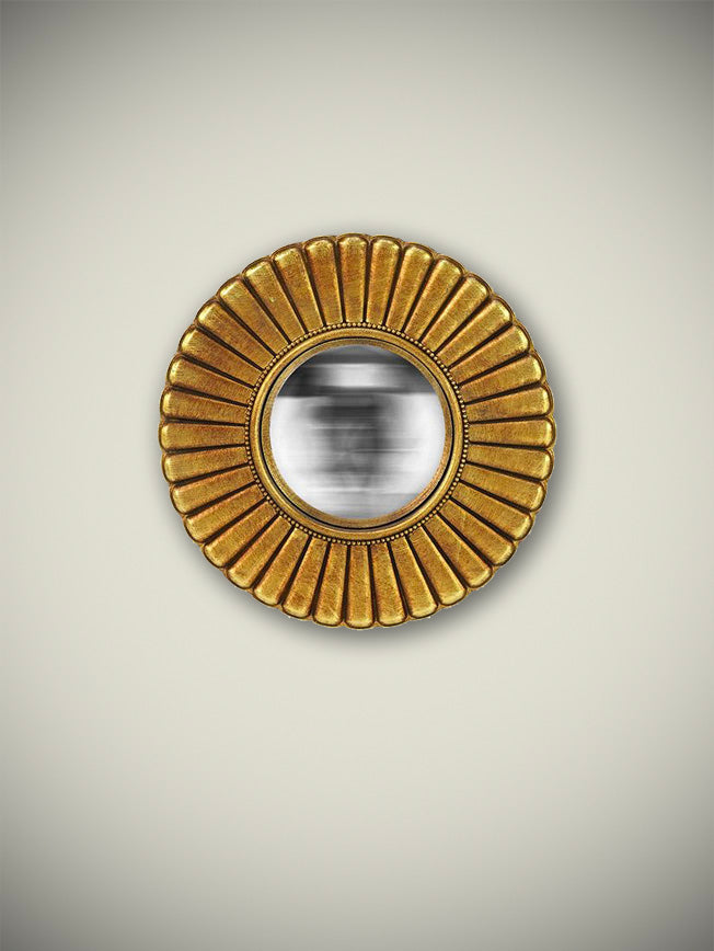 Round Convex Mirror 'Fleur' - Ø20 cm
