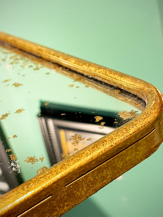 Rectangular Gold Mirror 'Garnier' - 40x30 cm