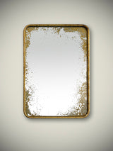Rectangular Gold Mirror 'Garnier' - 40x30 cm