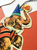 Set de 3 Etiquetas para Regalo y Decoraciones 'Circo Vintage'