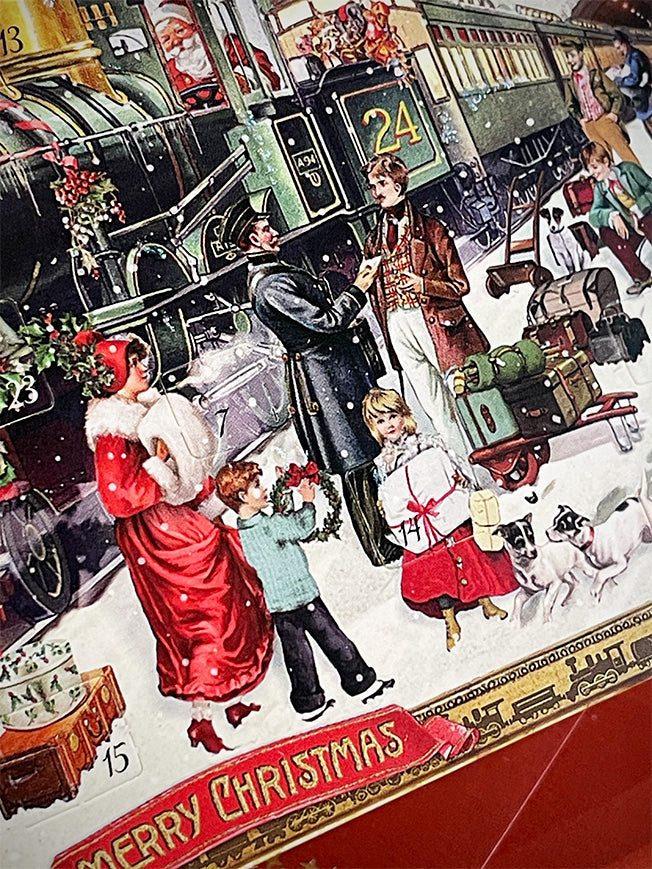 Tarjeta Calendario de Adviento 'Tren de Navidad'