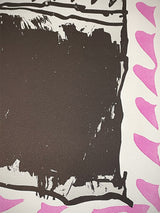 Aguafuerte Original 'Fenêtres - Rose' - Pierre Alechinsky