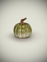 Figura Decorativa 'Calabaza' de Porcelana - Verde