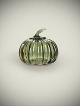 Figura Decorativa 'Calabaza' de Cristal - Verde