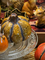 Figura Decorativa 'Calabaza' de Cerámica - Verde