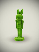 Figura Decorativa 'Conejo Nutcracker' - Verde