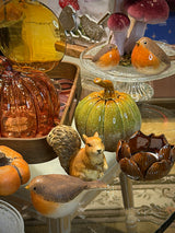 Figura Decorativa 'Calabaza' de Porcelana - Verde