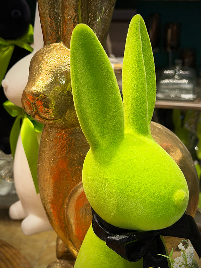 Buy 'Jimmy Rabbit' Green Decorative Figurine | Tartan & Zebra