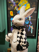 figura-decorativa-conejo-blanco-negro