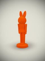 Figura Decorativa 'Conejo Nutcracker' - Naranja