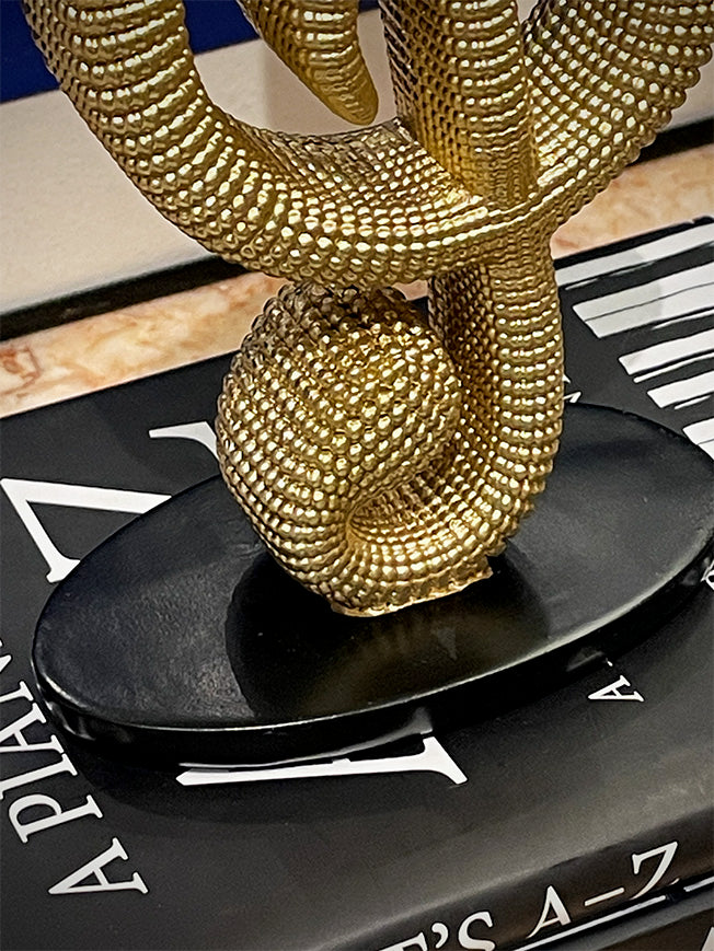 Figura Decorativa 'Clave de Sol' Dorada