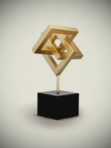 Escultura Decorativa Metálica 'Connect'