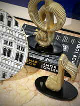 Figura Decorativa 'Corchea' Dorada