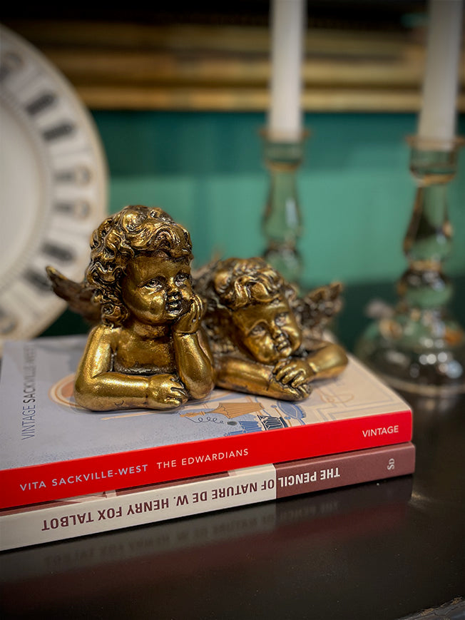 Figura Decorativa Pareja de Ángeles 'Cherubs'