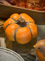 Figura Decorativa 'Calabaza' de Cerámica - Naranja